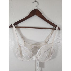 Playful Promises Bra Ellery Classic Rose Lace High Apex Bra 34 DDD